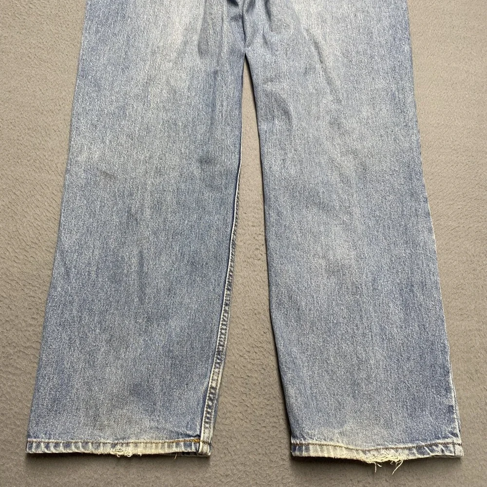 VTG Levis‎ 550 Jeans Mens 38x32 Blue Relaxed Tapered Denim Light Wash y2k - Picture 9 of 14